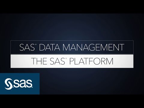 Data Management for the SAS Platform