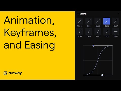 How To Use Animation Easing on Text and Video | Runway