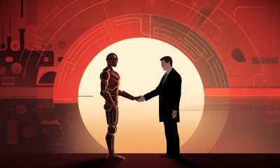 MetaGPBassed Illustration of human and machine collaborationT